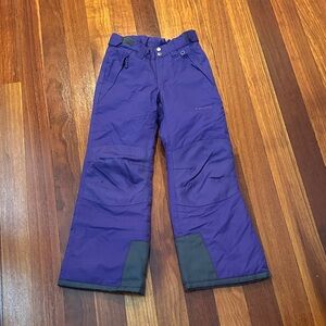 Arctix Kids Snow Pants in Purple and Gray